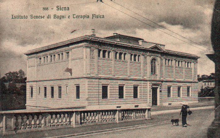 Il 19 maggio 1912 fu inaugurato l'istituto Senese di Bagni e Terapia Fisica