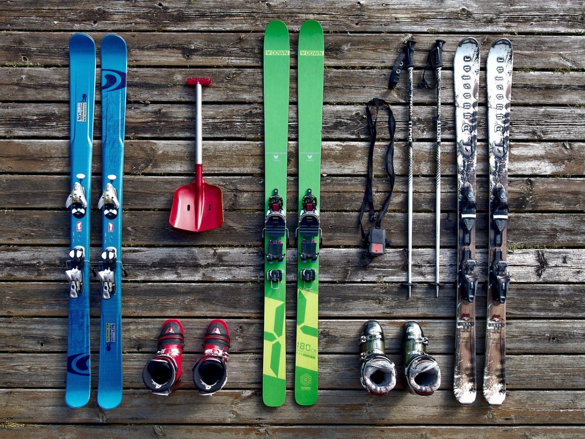 Snowblades Regolabili per Adulti | Sci Corti per Principianti, Freestyle & Downhill | Attacco Universale per Tutti gli Scarponi da Neve | Leggeri e Portatili